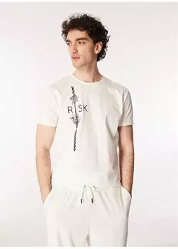 Белая мужская футболка RISK MOCK The Crow, белый