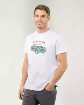 Белая мужская футболка с коротким рукавом Scotta 1985, белый