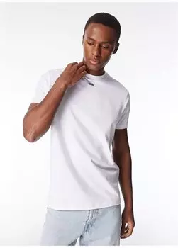 Белая мужская футболка с круглым вырезом 755034542221 Karl Lagerfeld, белый