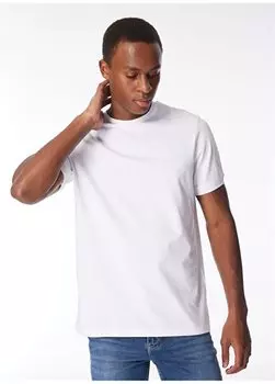 Белая мужская футболка с круглым вырезом 755055542221 Karl Lagerfeld, белый