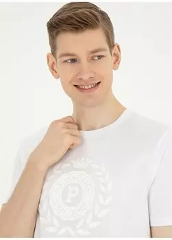 Белая мужская футболка с круглым вырезом ABHA U.S. Polo Assn., белый