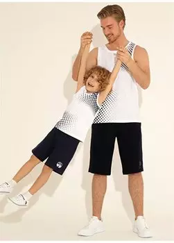 Белая мужская футболка с круглым вырезом KISINEV U.S. Polo Assn., белый