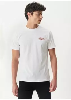 Белая мужская футболка с круглым вырезом стандартного кроя L222679-102 Riders By Lee, белый