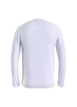 Белая мужская футболка с круглым вырезом Tommy Hilfiger