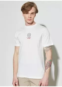 Белая мужская футболка с круглым вырезом W231730102_Футболка с круглым вырезом ATG Wrangler, белый