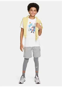 Белая мужская футболка с принтом FN9614-100-K NSW TEE BOXY 1 Nike, белый