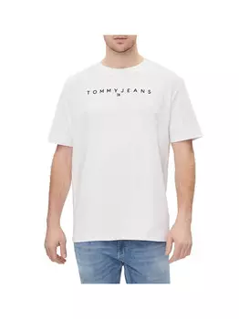 Белая мужская футболка Tommy Jeans