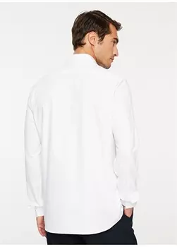 Белая мужская рубашка Slim Fit с классическим воротником Beymen Business