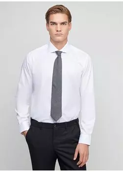 Белая мужская рубашка стандартного кроя с классическим воротником BBFW23MSH022 Brooks Brothers, белый