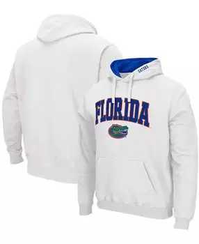 Белая мужская толстовка с капюшоном florida gators arch logo 3.0 pullover Colosseum, белый