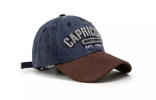 Белая объемная кепка унисекс BAIJUAN, Черный