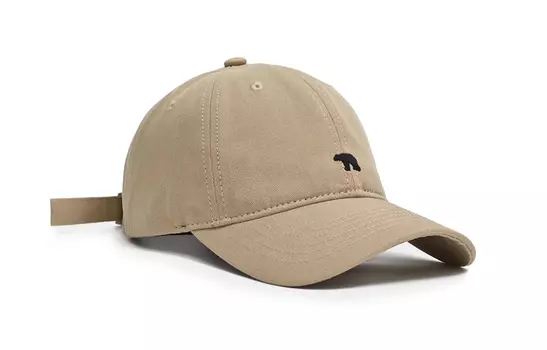 Белая объемная кепка унисекс BAIJUAN, Кремовый + кофе