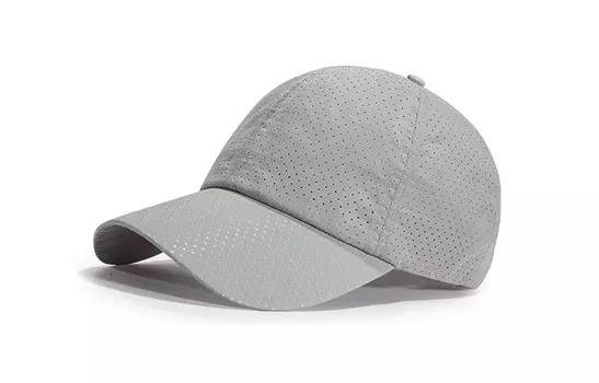 Белая объемная кепка унисекс BAIJUAN, Темно-серый (XL 59-62см)
