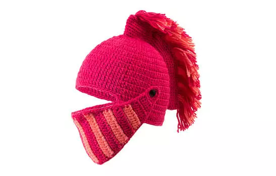 Белая объемная шапка унисекс BAIJUAN, Фуксия