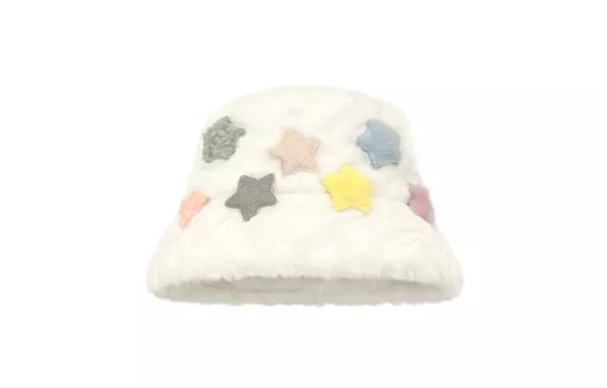 Белая объемная женская панама BAIJUAN