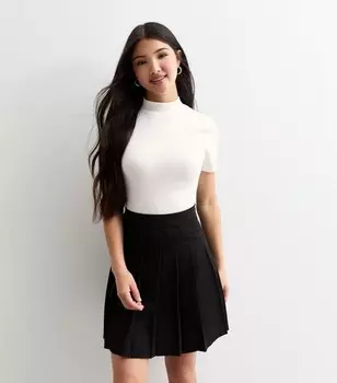 Белая облегающая детская футболка для девочек New Look, белый