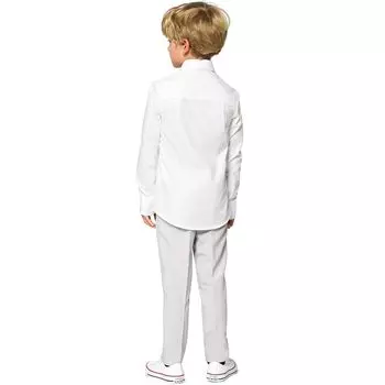 Белая однотонная рубашка OppoSuits для мальчиков 2–8 лет OppoSuits