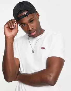 Белая оригинальная маленькая футболка с крыльями летучей мыши Levi's