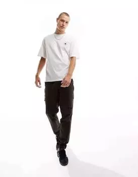 Белая оверсайз-футболка Jack & Jones Originals с лунным принтом на спине