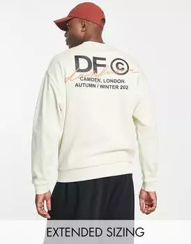 Белая оверсайз-толстовка с логотипом на спине ASOS Dark Future
