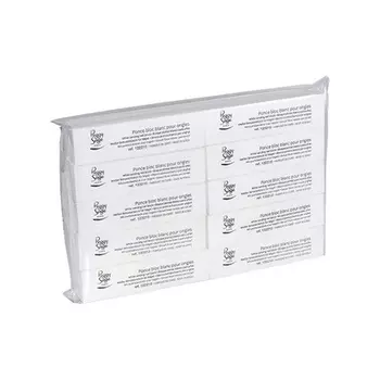 Белая пилочка для ногтей с пемзой, 10 шт., Peggy Sage