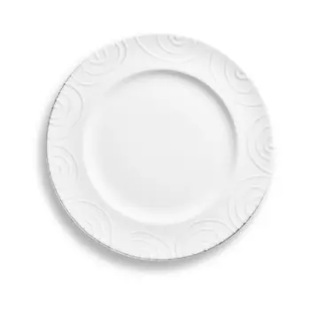 Белая пламенная тарелка Gourmet d: 27 см / высота: 2 см Gmundner Keramik, белый