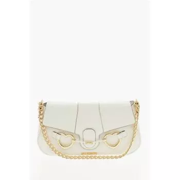 Белая полиэтиленовая сумка через плечо Moschino, White