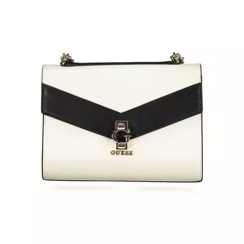 Белая полиэтиленовая сумка Guess Shoes