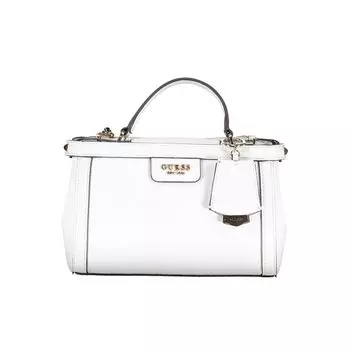 Белая полиэтиленовая сумка Guess Shoes