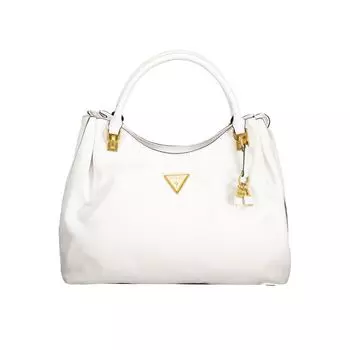 Белая полиэтиленовая сумка Guess Shoes