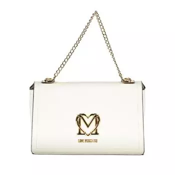 Белая полиэтиленовая сумка LOVE MOSCHINO