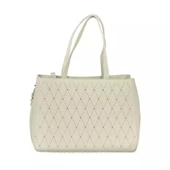 Белая полиэтиленовая сумка Valentino Bags, белый