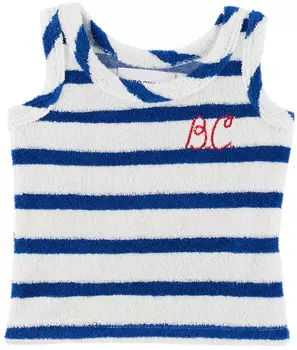 Белая полосатая майка Baby Baby Bobo Choses
