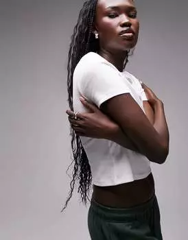 Белая повседневная футболка Topshop Tall