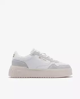 Белая повседневная мужская спортивная обувь с фирменными деталями D.Franklin, белый