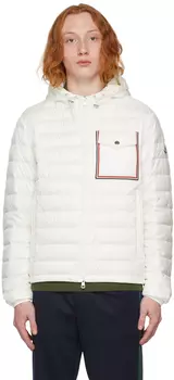 Белая пуховая куртка Lihou Moncler