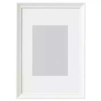Белая рамка, белая, 21х30 см, KNOPPNG IKEA