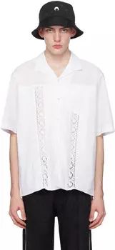 Белая регенерированная домашняя рубашка Marine Serre