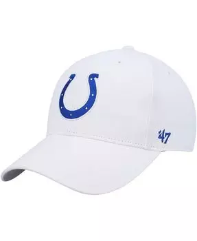 Белая регулируемая кепка MVP для больших мальчиков и девочек Indianapolis Colts Secondary MVP '47 Brand, белый