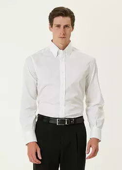 Белая рубашка Brunello Cucinelli