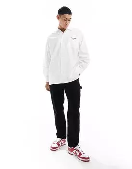 Белая рубашка чинос оверсайз с логотипом на нагрудном кармане Polo Ralph Lauren Sport Capsule