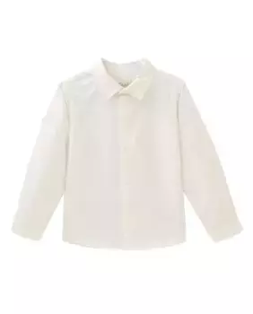 Белая рубашка для мальчика с закатанными рукавами Dadati