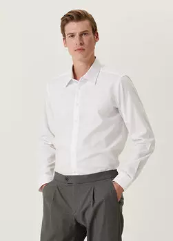 Белая рубашка индивидуального кроя Beymen