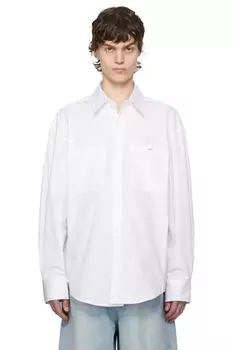 Белая рубашка из хлопка Essential WOOYOUNGMI