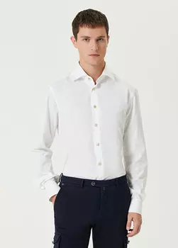 Белая рубашка Kiton