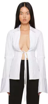Белая рубашка Linsey Ann Demeulemeester