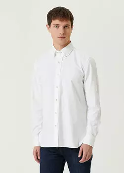 Белая рубашка LUIGI BORRELLI