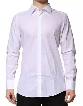 Белая рубашка MARTINI с длинными рукавами для мужчин Dolce & Gabbana, White