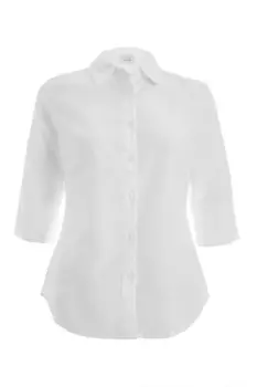 Белая рубашка на пуговицах QUIZ Clothing