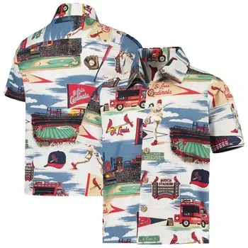 Белая рубашка на пуговицах Reyn Spooner Youth St. Louis Cardinals Scenic Unbranded